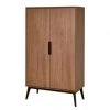 Nateo Concept Commodes Enfant Armoire 2 Portes Noyer -Commodes enfant Soldes 2022 armoire 2 portes noyer