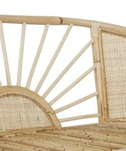 Maisons Du Monde Fauteuils Et Poufs Enfant Banc En Rotin Et Coton Beige Rosé -Commodes enfant Soldes 2022 banc en rotin et coton beige rose 1000 8 21 215517 7