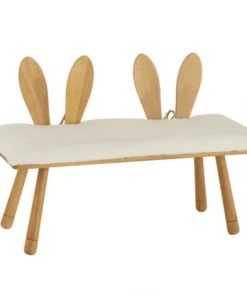 Meubles & Design Tables Et Chaises Enfant Banc Enfant Mignon Dossier Oreilles De Lapin