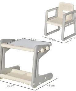 Homcom Tables Et Chaises Enfant Bureau Enfant Tableau Blanc 3 Marqueurs, Brosse Inclus Et Rangements -Commodes enfant Soldes 2022 bureau enfant tableau blanc 3 marqueurs brosse inclus et rangements 2