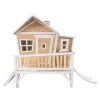 Axi Mobilier De Jardin Enfant Cabane Asymétrique En Bois Sur Pilotis Avec Toboggan 118 Cm Blanc -Commodes enfant Soldes 2022 cabane asymetrique en bois sur pilotis avec toboggan 118 cm blanc