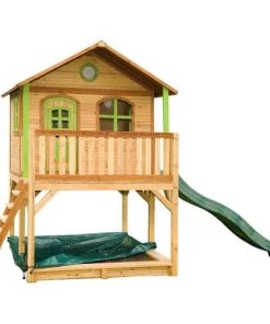 Axi Mobilier De Jardin Enfant Cabane Enfant Sur Pilotis Avec Toboggan Et Bac à Sable Marc