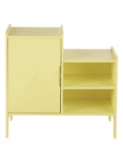 Maisons Du Monde Commodes Enfant Cabinet De Rangement 1 Porte 2 Niches Jaune
