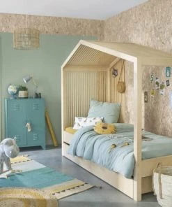 Maisons Du Monde Commodes Enfant Cabinet De Rangement 2 Portes En Métal Vert -Commodes enfant Soldes 2022 cabinet de rangement 2 portes en metal vert 1000 10 29 205931 2