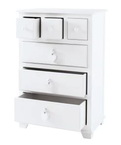 Maisons Du Monde Commodes Et Cabinets Cabinet De Rangement 6 Tiroirs Blanc -Commodes enfant Soldes 2022 cabinet de rangement 6 tiroirs blanc 1000 14 6 116651 13