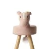 Crochetts Tables Et Chaises Enfant Chaise Artax 100% Coton Rose