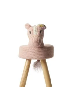 Crochetts Tables Et Chaises Enfant Chaise Artax 100% Coton Rose