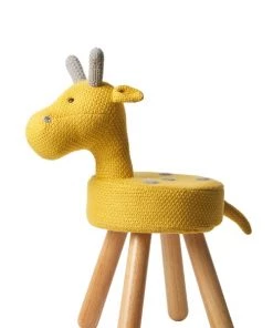 Crochetts Tables Et Chaises Enfant Chaise Berta 100% Coton Jaune -Commodes enfant Soldes 2022 chaise berta 100 coton jaune 2