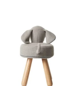 Crochetts Tables Et Chaises Enfant Chaise Billy 100% Coton Gris -Commodes enfant Soldes 2022 chaise billy 100 coton gris 4