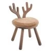 LANADECO Tables Et Chaises Enfant Chaise Cerf En Bois Naturel -Commodes enfant Soldes 2022 chaise cerf en bois naturel