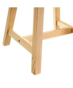 Wadiga Tables Et Chaises Enfant Chaise Enfant Blanc Et Bois - 28x28x50cm -Commodes enfant Soldes 2022 chaise enfant blanc et bois 28x28x50cm 2