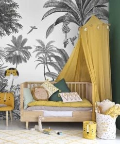 Maisons Du Monde Fauteuils Et Poufs Enfant Chaise Enfant Jaune Moutarde Motif Tête De Tigre Et Bouleau Massif -Commodes enfant Soldes 2022 chaise enfant jaune moutarde motif tete de tigre et bouleau massif 1000 9 40 215331 1