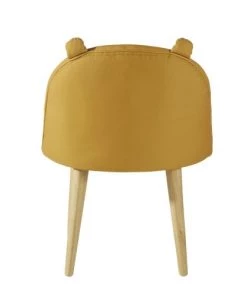 Maisons Du Monde Fauteuils Et Poufs Enfant Chaise Enfant Jaune Moutarde Motif Tête De Tigre Et Bouleau Massif -Commodes enfant Soldes 2022 chaise enfant jaune moutarde motif tete de tigre et bouleau massif 1000 9 40 215331 4