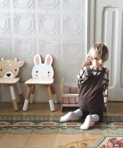 Tender Leaf Toys Tables Et Chaises Enfant Chaise Enfant Lapin En Bois -Commodes enfant Soldes 2022 chaise enfant lapin en bois 3