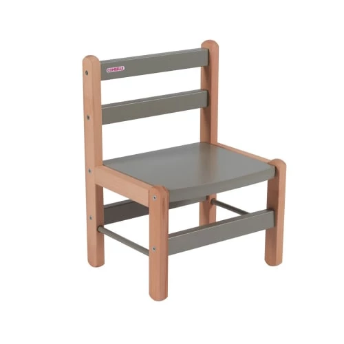 Combelle Tables Et Chaises Enfant Chaise Enfant Louise - Bicolore Gris - 33x46x27 Cm 3 Combelle Tables Et Chaises Enfant Chaise Enfant Louise - Bicolore Gris - 33x46x27 Cm
