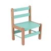 Combelle Tables Et Chaises Enfant Chaise Enfant Louise - Bicolore Vert Menthe - 33x46x27 Cm -Commodes enfant Soldes 2022 chaise enfant louise bicolore vert menthe 33x46x27 cm 1
