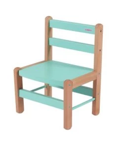 Combelle Tables Et Chaises Enfant Chaise Enfant Louise - Bicolore Vert Menthe - 33x46x27 Cm -Commodes enfant Soldes 2022 chaise enfant louise bicolore vert menthe 33x46x27 cm 4