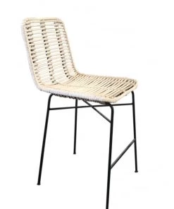 Saudara Collections Tables Et Chaises Enfant Chaise Junior Rotin Et Métal