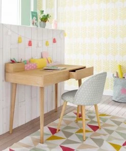 Maisons Du Monde Fauteuils Et Poufs Enfant Chaise Vintage Grise Motifs étoiles Et Bouleau -Commodes enfant Soldes 2022 chaise vintage grise motifs etoiles et bouleau 1000 6 21 159347 8