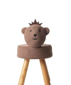 Crochetts Tables Et Chaises Enfant Chaise Yogui 100% Coton Marron