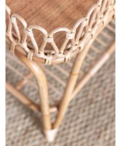 Saudara Collections Tables Et Chaises Enfant Chevet / Table D'appoint En Rotin Naturel - Plateau Fantaisie -Commodes enfant Soldes 2022 chevet table d appoint en rotin naturel plateau fantaisie 2