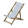 Maisons Du Monde Bains De Soleil Et Chaises Longues Chilienne Enfant En Acacia Massif Et Toile Grise Imprimé Chat