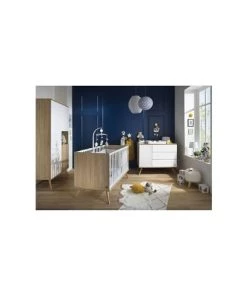 Sauthon Commodes Enfant Commode 1 Porte 3 Tiroirs 95x115x50cm En Bois Blanc -Commodes enfant Soldes 2022 commode 1 porte 3 tiroirs 95x115x50cm en bois blanc 4