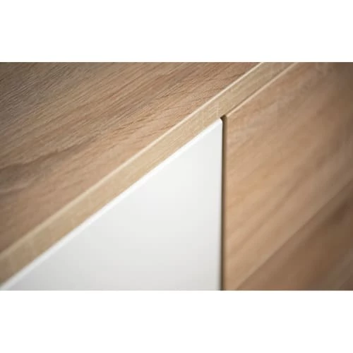 Sauthon Commodes Enfant Commode 1 Porte 3 Tiroirs 95x115x50cm En Bois Marron 8 Sauthon Commodes Enfant Commode 1 Porte 3 Tiroirs 95x115x50cm En Bois Marron – Image 6