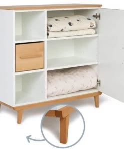 Wookids Commodes Enfant Commode 1 Porte Blanc -Commodes enfant Soldes 2022 commode 1 porte blanc 3