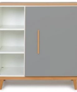 Wookids Commodes Enfant Commode 1 Porte Gris Ardoise