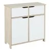 Altobuy Commodes Enfant Commode 2 Portes 2 Tiroirs -Commodes enfant Soldes 2022 commode 2 portes 2 tiroirs