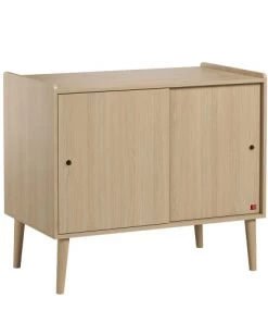 Vox Commodes Enfant Commode 2 Portes Coulissantes Naturel