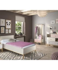 Gami Commodes Enfant Commode 3 Tiroirs 2 Niches Châtaignier Blanchi -Commodes enfant Soldes 2022 commode 3 tiroirs 2 niches chataignier blanchi 3