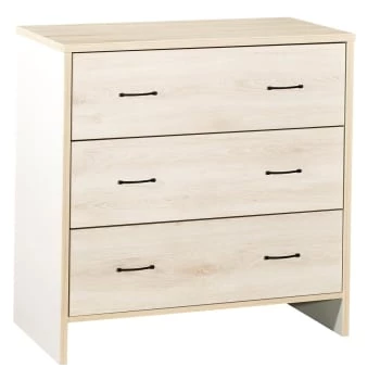 BabyPrice Commodes Enfant Commode 3 Tiroirs 88x87x47cm En Bois Gris 8 BabyPrice Commodes Enfant Commode 3 Tiroirs 88x87x47cm En Bois Gris – Image 6