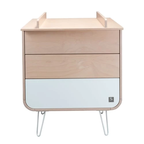 Sauthon Original Commodes Enfant Commode 3 Tiroirs 97x87x48cm En Bois Blanc 4 Sauthon Original Commodes Enfant Commode 3 Tiroirs 97x87x48cm En Bois Blanc – Image 2