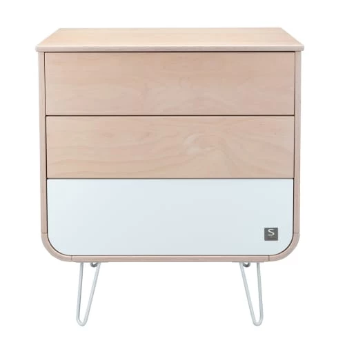 Sauthon Original Commodes Enfant Commode 3 Tiroirs 97x87x48cm En Bois Blanc 3 Sauthon Original Commodes Enfant Commode 3 Tiroirs 97x87x48cm En Bois Blanc
