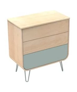 Sauthon Original Commodes Enfant Commode 3 Tiroirs 97x87x48cm En Bois Bleu -Commodes enfant Soldes 2022 commode 3 tiroirs 97x87x48cm en bois bleu 11