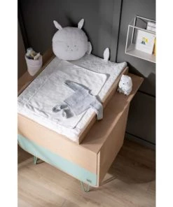 Sauthon Original Commodes Enfant Commode 3 Tiroirs 97x87x48cm En Bois Bleu -Commodes enfant Soldes 2022 commode 3 tiroirs 97x87x48cm en bois bleu 6