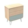Sauthon Original Commodes Enfant Commode 3 Tiroirs 97x87x48cm En Bois Bleu -Commodes enfant Soldes 2022 commode 3 tiroirs 97x87x48cm en bois bleu 8