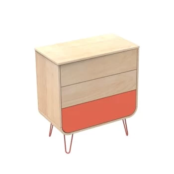 Sauthon Original Commodes Enfant Commode 3 Tiroirs 97x87x48cm En Bois Blanc 8 Sauthon Original Commodes Enfant Commode 3 Tiroirs 97x87x48cm En Bois Blanc – Image 6