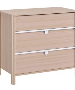 Galipette Commodes Enfant Commode 3 Tiroirs Avec Plan à Langer En Bois Imitation Chêne Clair -Commodes enfant Soldes 2022 commode 3 tiroirs avec plan a langer en bois imitation chene clair 2