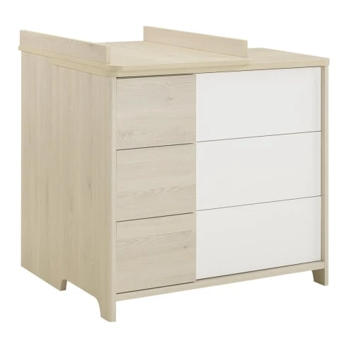 Galipette Commodes Enfant Commode 3 Tiroirs Bébé Effet Bois Beige Clair 5 Galipette Commodes Enfant Commode 3 Tiroirs Bébé Effet Bois Beige Clair – Image 3