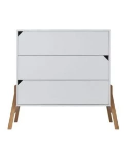 Bellamy Commodes Enfant Commode 3 Tiroirs Blanc