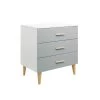 Bopita Commodes Enfant Commode 3 Tiroirs Blanc Gris 2 Bopita Commodes Enfant Commode 3 Tiroirs Blanc Gris -Commodes enfant Soldes 2022 commode 3 tiroirs blanc gris 4