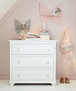 Maisons Du Monde Commodes Et Cabinets Commode 3 Tiroirs Blanche -Commodes enfant Soldes 2022 commode 3 tiroirs blanche 1000 6 40 135258 7