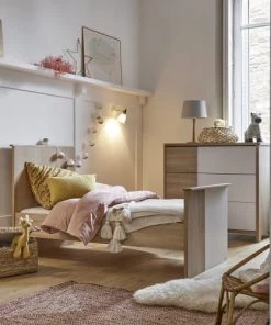 Galipette Commodes Enfant Commode 3 Tiroirs Chêne Blanc -Commodes enfant Soldes 2022 commode 3 tiroirs chene blanc 3