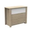 Sauthon Commodes Enfant Commode 3 Tiroirs Couleur Bois Et Blanc -Commodes enfant Soldes 2022 commode 3 tiroirs couleur bois et blanc