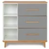 Wookids Commodes Enfant Commode 3 Tiroirs Gris Ardoise -Commodes enfant Soldes 2022 commode 3 tiroirs gris ardoise 3