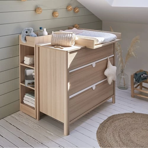 Galipette Commodes Enfant Commode 3 Tiroirs Naturel 4 Galipette Commodes Enfant Commode 3 Tiroirs Naturel – Image 2