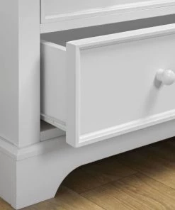 ID Kids Commodes Enfant Commode 4 Tiroirs Bois Massif Blanc -Commodes enfant Soldes 2022 commode 4 tiroirs bois massif blanc 2